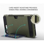 Wholesale iPhone 7 Credit Card Armor Hybrid Case (Black)